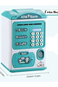 Sevimli Tasarımlı Şifreli ATM Kumbara