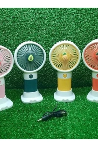 Sevimli Tasarımlı Telefon Tutuculu El Fanı