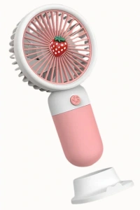 Sevimli Tasarımlı Telefon Tutuculu El Fanı