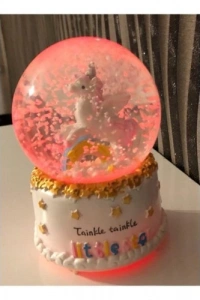 Sevimli Unicorn Kar Küresi