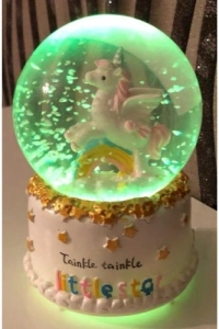 Sevimli Unicorn Kar Küresi