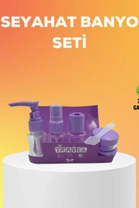 Seyahat Bakım Seti 5 Parça Sızdırmaz Şeffaf Kapaklı 30ml