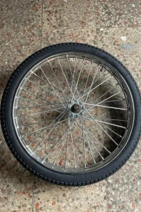 Seyyar Tezgah Araba Tekerleği 65 cm - Telli Jant (Jant Boyu:50 cm)