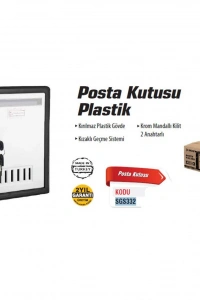 SGS 332 Plastik Posta Kutusu 2 Anahtarlı