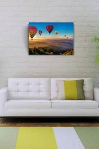 Sıcak Hava Balonları Kanvas Tablo 50 x 70