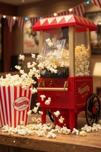 Sıcak Hava Teknolojili Yapışmaz Popcorn Makinesi