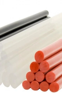 Sıcak Silikon Şeffaf 6,2 mm 30 Cm 10 Adet