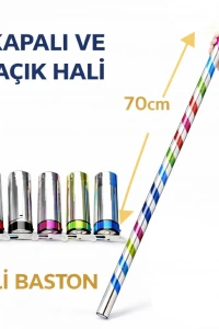 Sihirli Açılır Baston – Mendilden Bastona İlizyon Oyunu (70 cm)