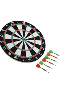 Şık Tasarımlı Dart Tahtası 12 İnç Dayanıklı Ahşap Gövde