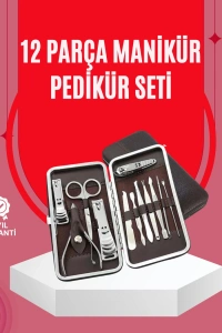 Şık ve Dayanıklı Çok Amaçlı Kişisel 12 Bakım Seti