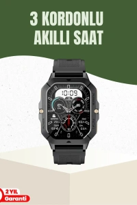 Şık ve Hafif Akıllı Saat Spor ve Günlük Kullanım