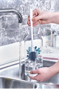 Silikon Biberon  Ve Şişe Temizleme Fırçası