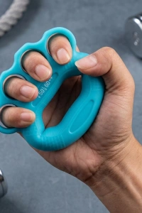 Silikon El ve Bilek Güçlendirici Egzersiz Halkası Muşta 50 - 60 LB