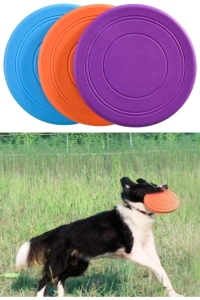 Silikon Frizbi Köpek Oyuncağı