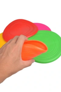 Silikon Frizbi Köpek Oyuncağı