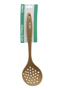 Silikon Kevgir - 28.5 cm Boyut - Renkli Silikon Saplı