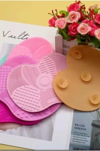 Silikon Makyaj Temizleme Matı