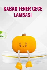 Silikon Pumpkin Night Light Telefon Tutuculu LED Lamba