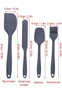 Silikon Spatula ve Fırça Seti