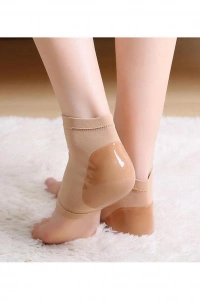 Silikon Topuk Nemlendirici Çorap