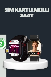 SIM Kartlı GPS Destekli Akıllı Saat Sesli Görüşmeli