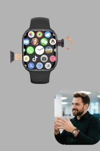 SIM Kartlı GPS Destekli Akıllı Saat Sesli Görüşmeli