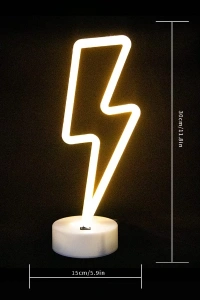 Şimşek Neon LED Lamba
