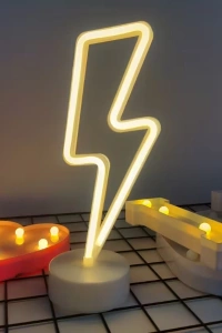 Şimşek Neon LED Lamba