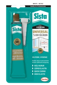 Sista Üniversal Silikon Tüp 50 Gr Beyaz