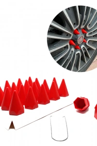 Sivri Mermi Bijon Kapağı Sökme Aparatlı Kırmızı 17mm