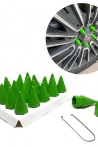 Sivri Mermi Bijon Kapağı Sökme Aparatlı Yeşil 19mm