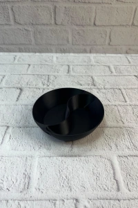 Siyah Çerezlik Kase Seti 4 Adet 3x12 cm