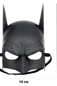Siyah Çocuk Batman Maskesi Lastikli