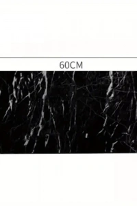 Siyah Mermer Desenli Alüminyum Plastik Duvar Sticker