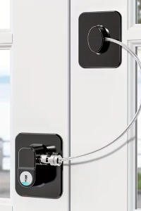 Siyah Plaka Halatlı Emniyet Kilidi