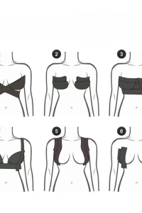 Siyah Renk Göğüs Dikleştirici Bant