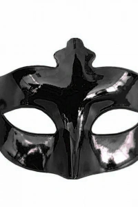 Siyah Renk Masquerade Kostüm Partisi Venedik Balo Maskesi