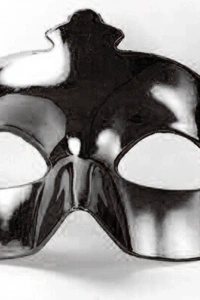 Siyah Renk Masquerade Kostüm Partisi Venedik Balo Maskesi