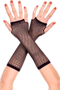 Siyah Renk Uzun File Eldiven