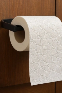 Siyah Tuvalet Kağıdı Tutucu Mat Kaplama Banyo Peçetelik