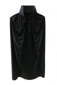 Sİyah Yakalı Pelerin - Vampir Pelerin - Dracula Pelerin 90 cm