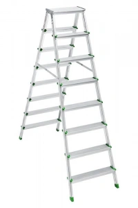 SM Saraylı 8+8 Çift Taraflı Alüminyum Merdiven