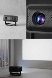 Smart Projector Android TV Dolby Sesli WiFi Bluetooth