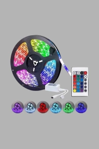 Smart Şerit LED Işık – Uzaktan Kumandalı, USB Girişli, Müzik Modlu