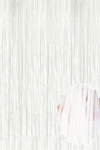 Soft Beyaz Renk Duvar ve Kapı Perdesi