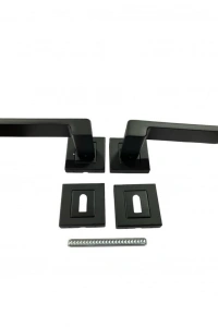 Sofuoğlu Rozet Anka Mat Siyah Oda Kapı Kolu