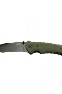 Sog Kiku Çakı Haki 22 cm Deri Kılıf , Kemerlikli