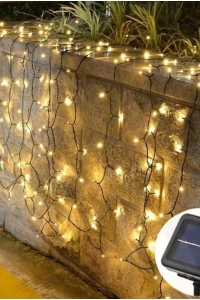 Solar 100 Ledli 12 Metre Bahçe Aydınlatma