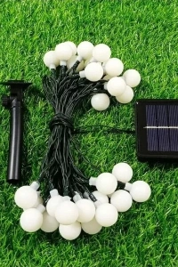 Solar 5m 28 Led Top RGB Siyah Kablolu