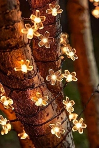 Solar 5m 50 Led Papatya Gün Işığı 8 Fonksiyonlu